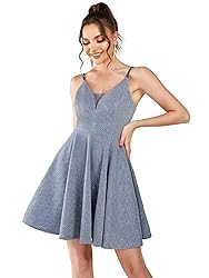 Ever-Pretty Women's Summer Dresses Glitter V Neck