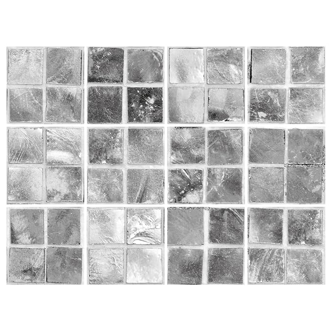 12 Teiliges Set Seidenmatt Grosse 20x20cm Cuadros Lifestyle Dekorative Stickerfliesen Mit Tollen Motiven Und Ornamenten Fur Wande Und Fliesen