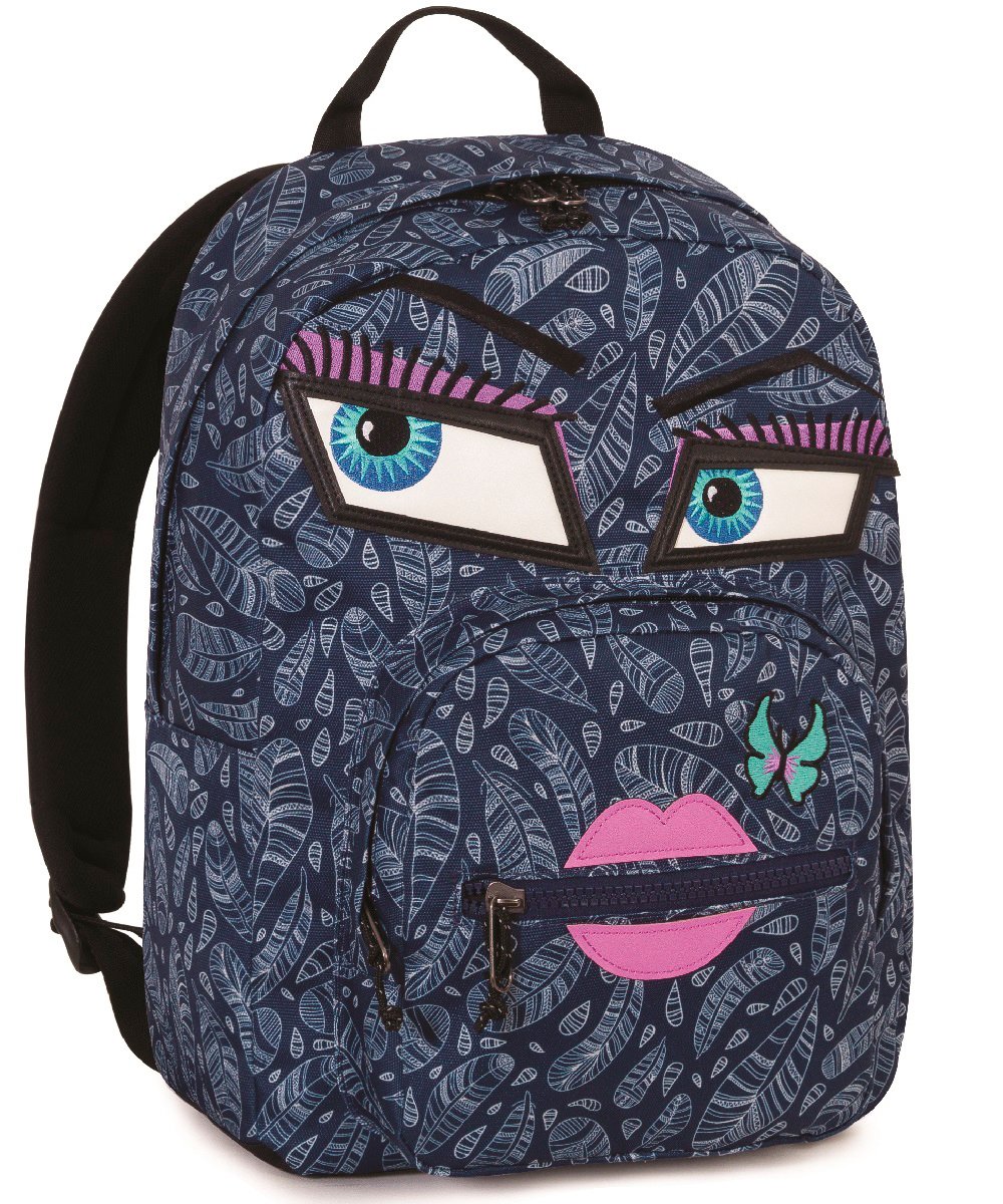 Backpack INVICTA - OLLIE PACK FACE Yap - Blue Fantasy - 25 LT Laptop Compartment
