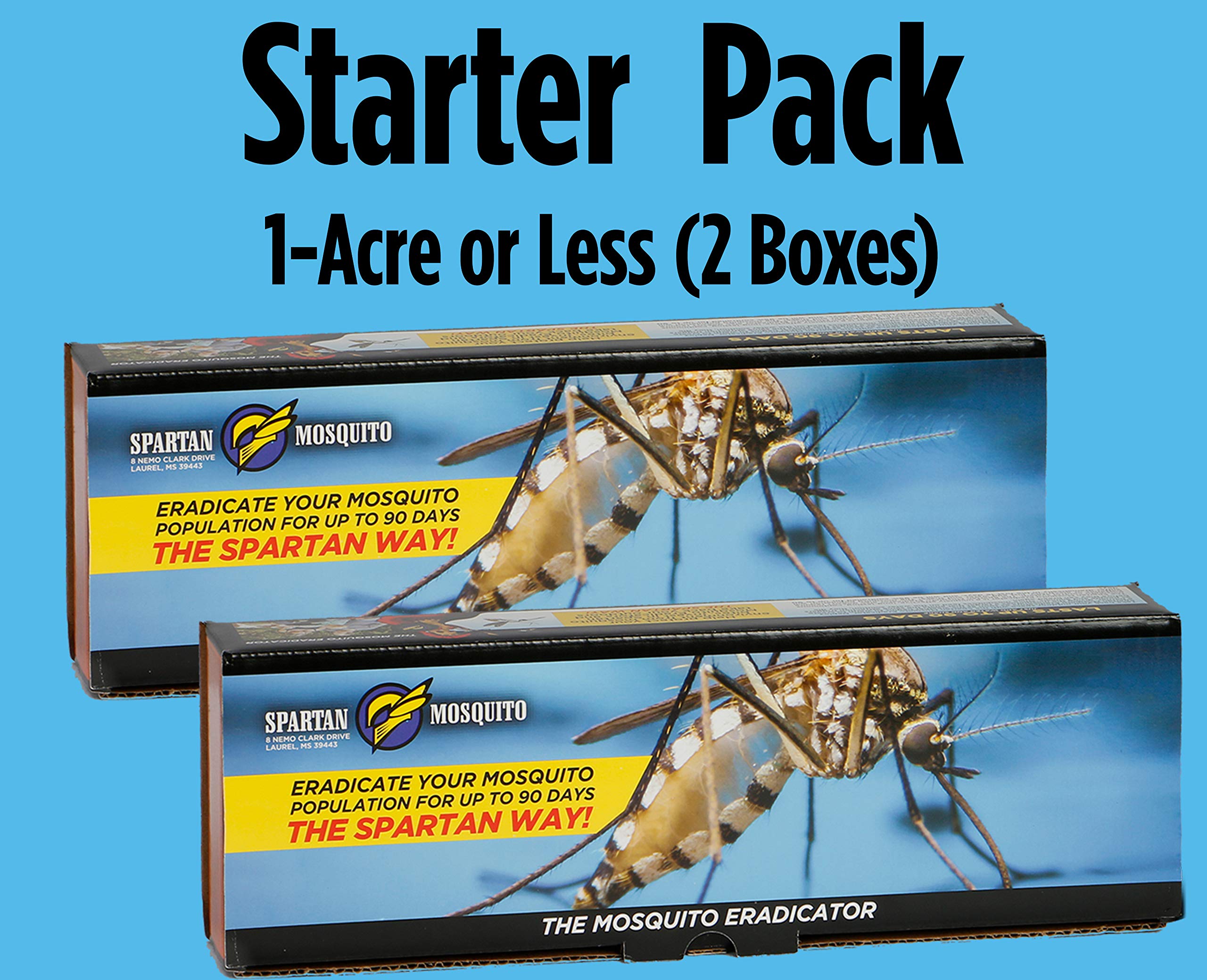 SPARTAN MOSQUITO ERADICATOR Control 1Acre Starter Pack; Best Whole