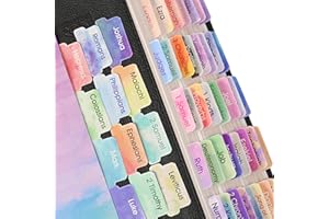 GBYMIUY Bible Tabs, 80 Laminated Bible Book Tabs, Bible Journaling Supplies, Bible Tabs for Women & Men Study Bible, Personalized Bible Index Tabs, Quick Reference, Easy to Read (Watercolor)