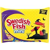 SWEDISH FISH Mini Soft &amp; Chewy Gummy Halloween Candy, 22 ct | Trick or Treat Bags