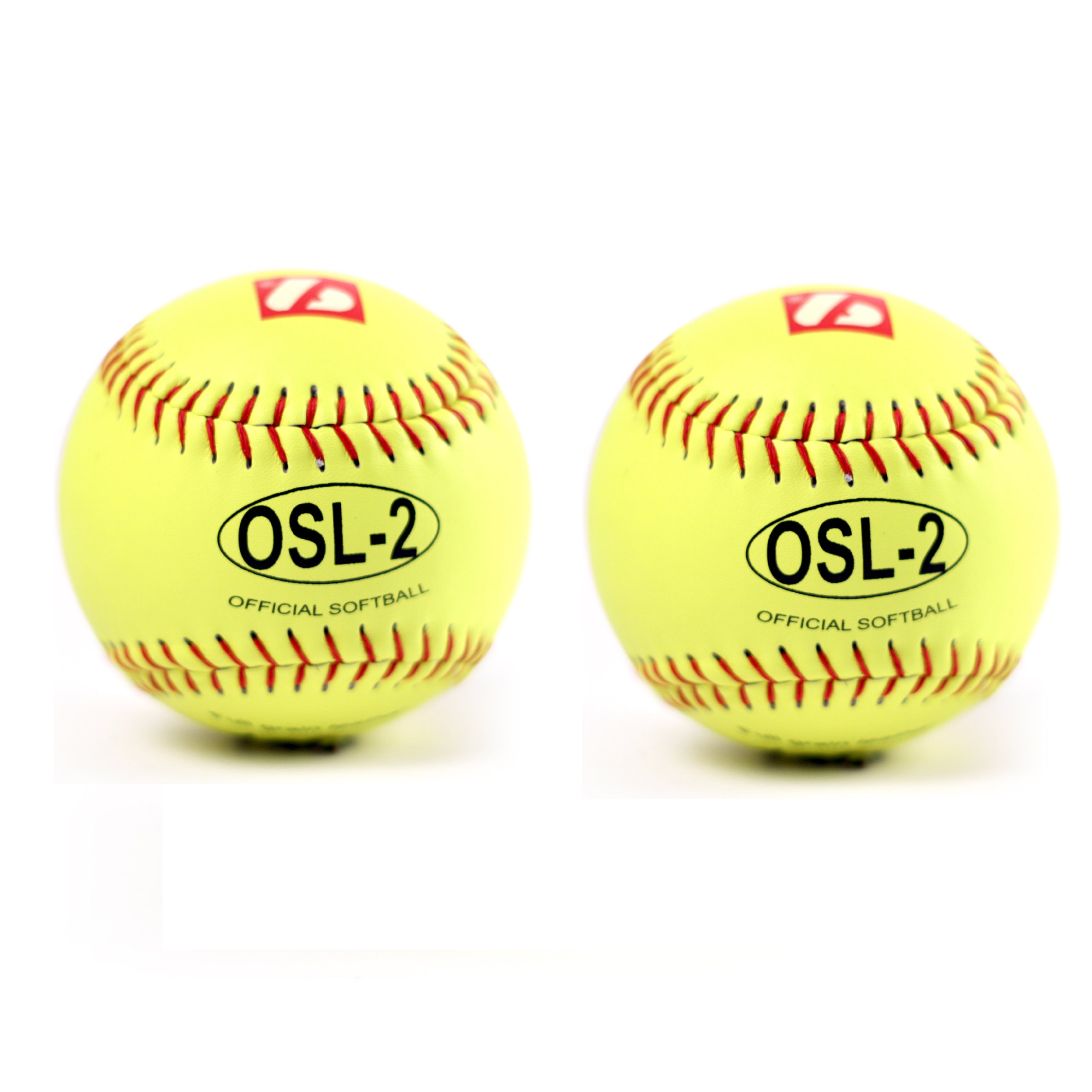 BARNETT OSL-2 12" Yellow Competition Softball - Pack of 2