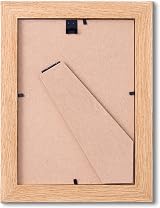 Fabian Clarke London A5 Modern Oak Photo Frame with White A6 Mount view 3