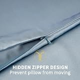 ZIMASILK 100% Mulberry Silk Pillowcase 19 Momme 6A Dusty Blue 50x75 cm view 7