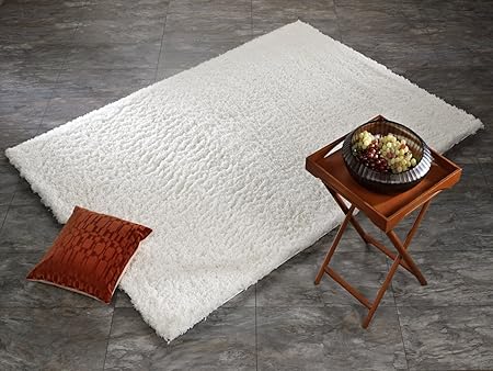 SOFTGROUND SHAGGY weicher kuscheliger Hochflor Langflor Teppich in creme, Größe: 140x200 cm