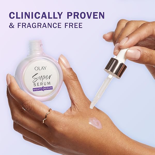 OLAY SUPER SERUM NIGHT REPAIR FRAGRANCE FREE