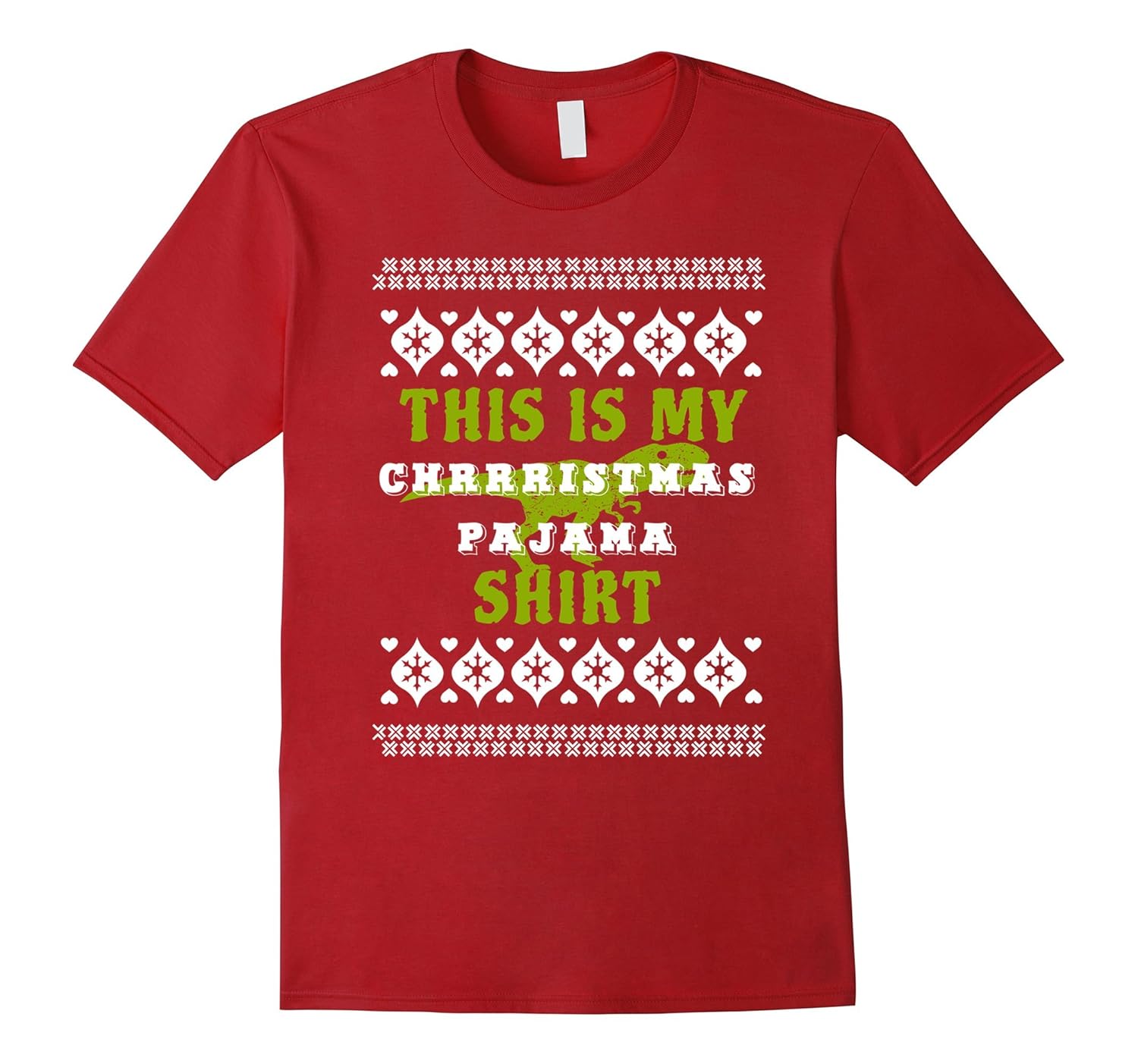 This Is My Christmas Pajama Shirt Ugly With Dinosaur Funny-ANZ