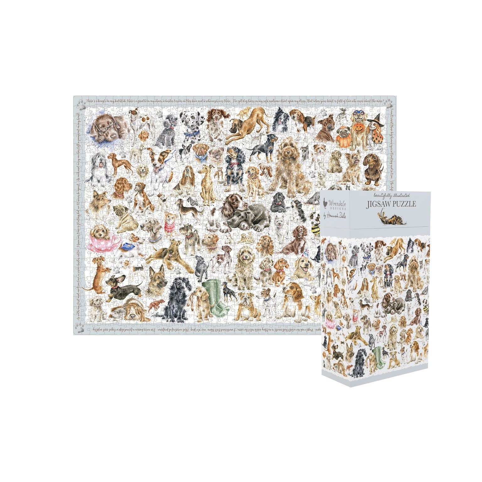 Wrendale Designs by Hannah Dale - A Dog’s Life Jigsaw Puzzle - 1000 Pieces