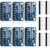 Weewooday 6 Pieces ADS1115 Analog-to-Digital Converter 16 Bit ADC 4 Channel Module Converter with Programmable Gain Amplifier ADC Converter Development Compatible with Arduino/Raspberry Pi