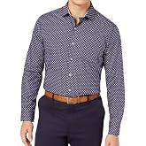 Tasso Elba Mens Geo Button Up Shirt