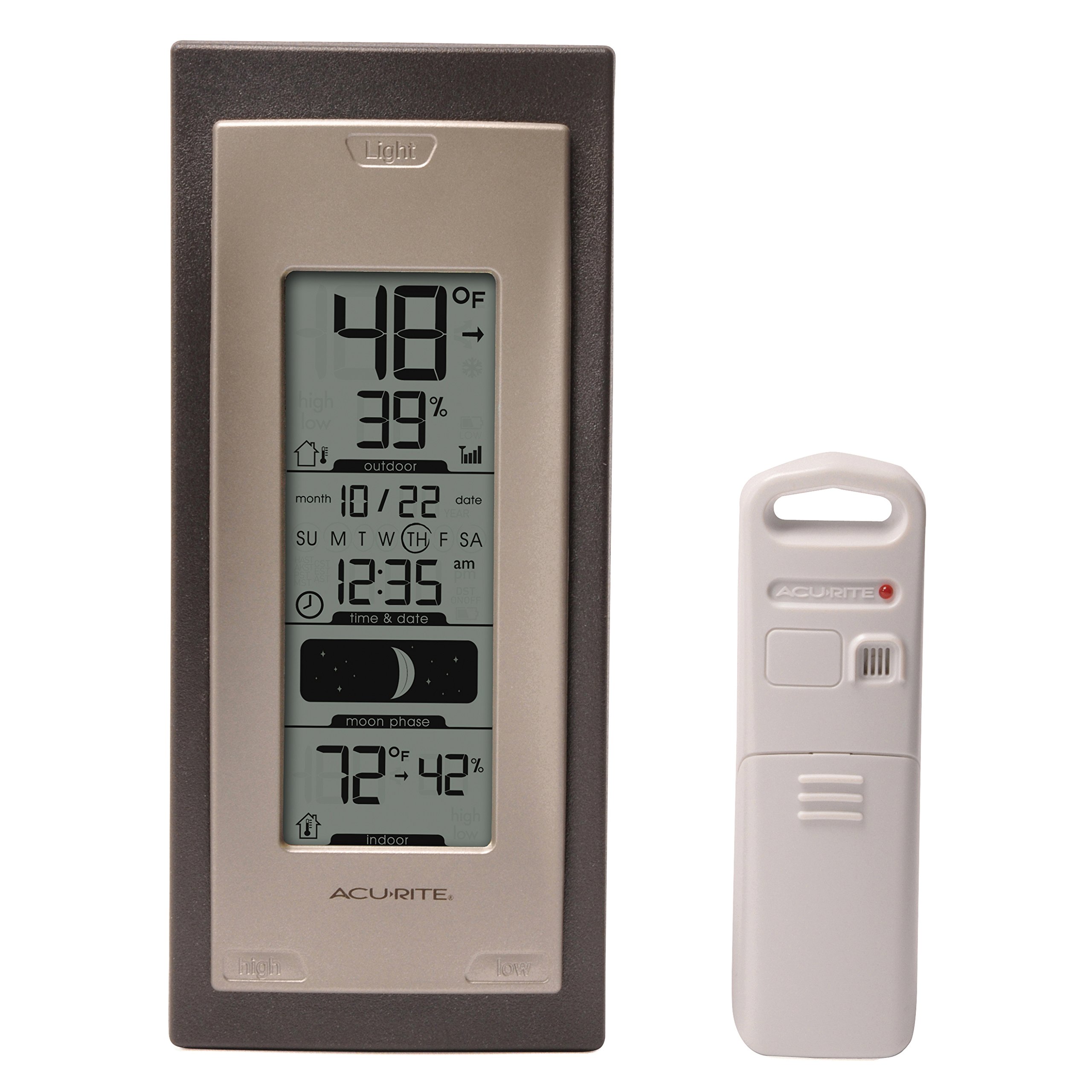 AcuRite 00592A4 Wireless Indoor/Outdoor Thermometer with Humidi... Free