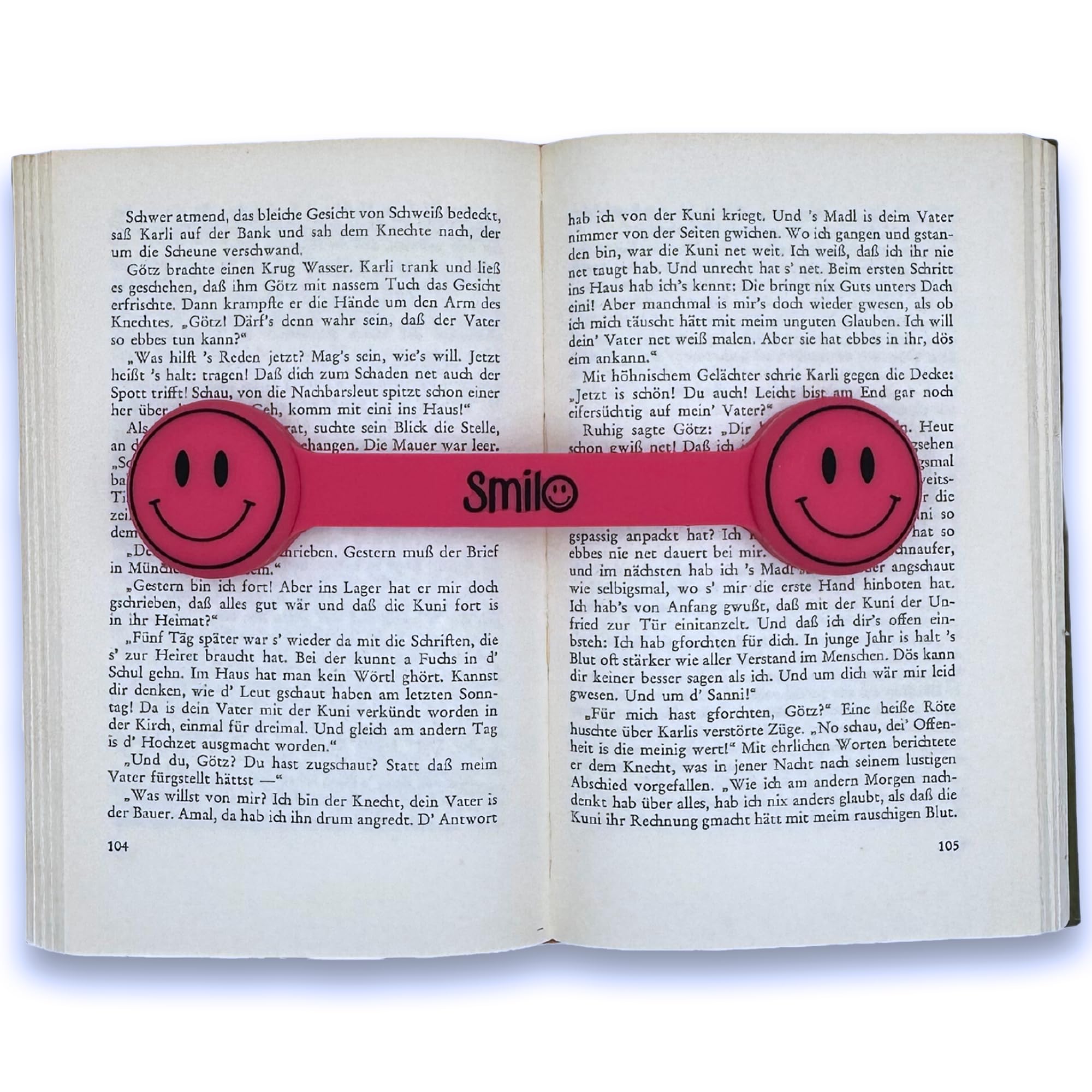 Smilo® Book Stopper, Colourful Page Holder, Adjustable Book Weight, 4 Colours, Book Holder, Bookend, Desk, Gift Idea, Desk Accessories, Book Page Holder