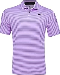 Nike Men's Dri-FIT Tour Golf Polo Lilac | Black
