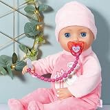 Baby Annabell Dummy with Clip for Dolls 43cm Beaded Chain Butterfly view 3