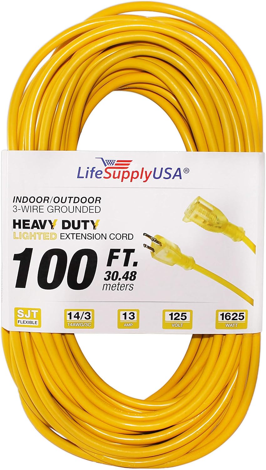 Wire & Cable 25 ft 10/4 SOOW SOO SO Black Rubber Cord Outdoor Flexible