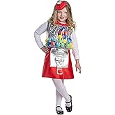 Dress Up America Gumball Machine Costume – Candy Girl Costume for Kids