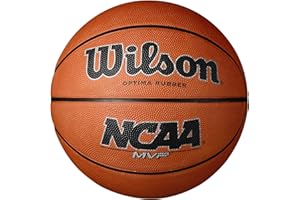 Wilson NCAA MVP Outdoor Basketball - Size 7 - 29.5", Orange