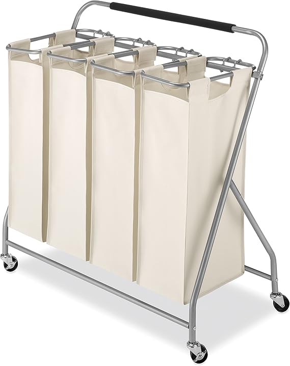Whitmor Easy-Lift 3-Bag/Triple clasificador de lavandería, Tradicional