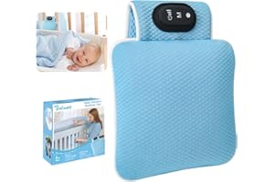 BALNORE Vibrating Pad for Baby Crib, Baby Vibrating Sleep Soother, Gentle Vibrations Mattress Pad, 3 Adjustable Modes, 90-Minute Timer, Use for Bassinet/Strollers/Travel, Ideal Sleep Aid for Newborns