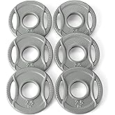 鶹 Basics 2-Inch Olympic Cast Iron Grip Weight Plates