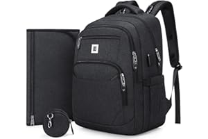 UKEIN Diaper Bag Backpack, Multi function Baby Bag with Portable Changing Pad, Pacifier Holder,Waterproof Diaper Bags with USB Charging Port,Baby Essentials Perfect Baby Shower Gifts for Mom, Dad, Newborn