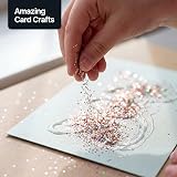 Hemway Rose Gold Holographic Glitter Shaker 110g Super Chunky Craft view 6