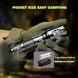 REHKITTZ 2000 Lumen LED Torch (2 Pack) Super Bright, 5 Modes, Focus Zoom view 6