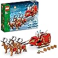 LEGO Santa’s Sleigh Christmas Toy Building Set for Kids Ages 9-13, Comes with a Santa Figurine & Reindeer, Gift for Boys and