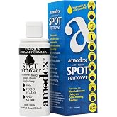 Amodex Ink &amp; Spot Remover for Clothes, Leather and Skin - Removes Ink, Ballpoint, Sharpie, Grease and More, Works on Set-in Stains, Gentle but Powerful, 4oz/120ml Bottle
