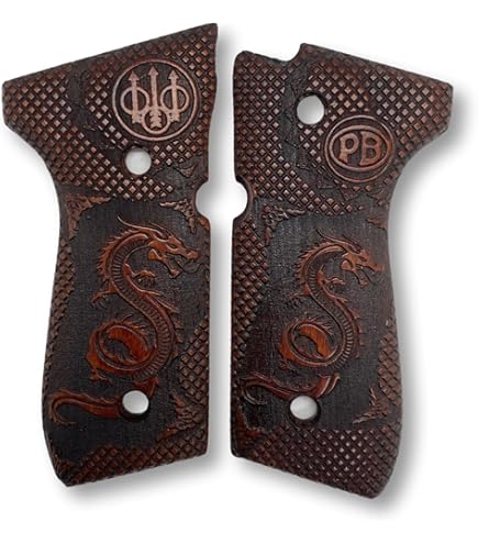 ヒデロー　Beretta 木製グリップ エンボスロゴ付き ヒデロー Beretta 木製グリップ エンボスロゴ付き ヒデロー