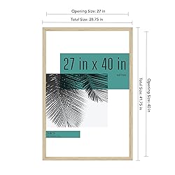 MCS Studio Gallery Frame, Natural Woodgrain, 27 x
