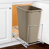 LYNK PROFESSIONAL&reg; Pull-Out Trash Can Drawer &ndash; Sliding Organizer for Kitchen Cabinet or Under-Sink Use &ndash; Heavy Duty Storage Rack (Bin Not Included)