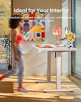 ErGear Electric Standing Desk 140x70cm Sit Stand 4 Memory Presets 80kg view 2