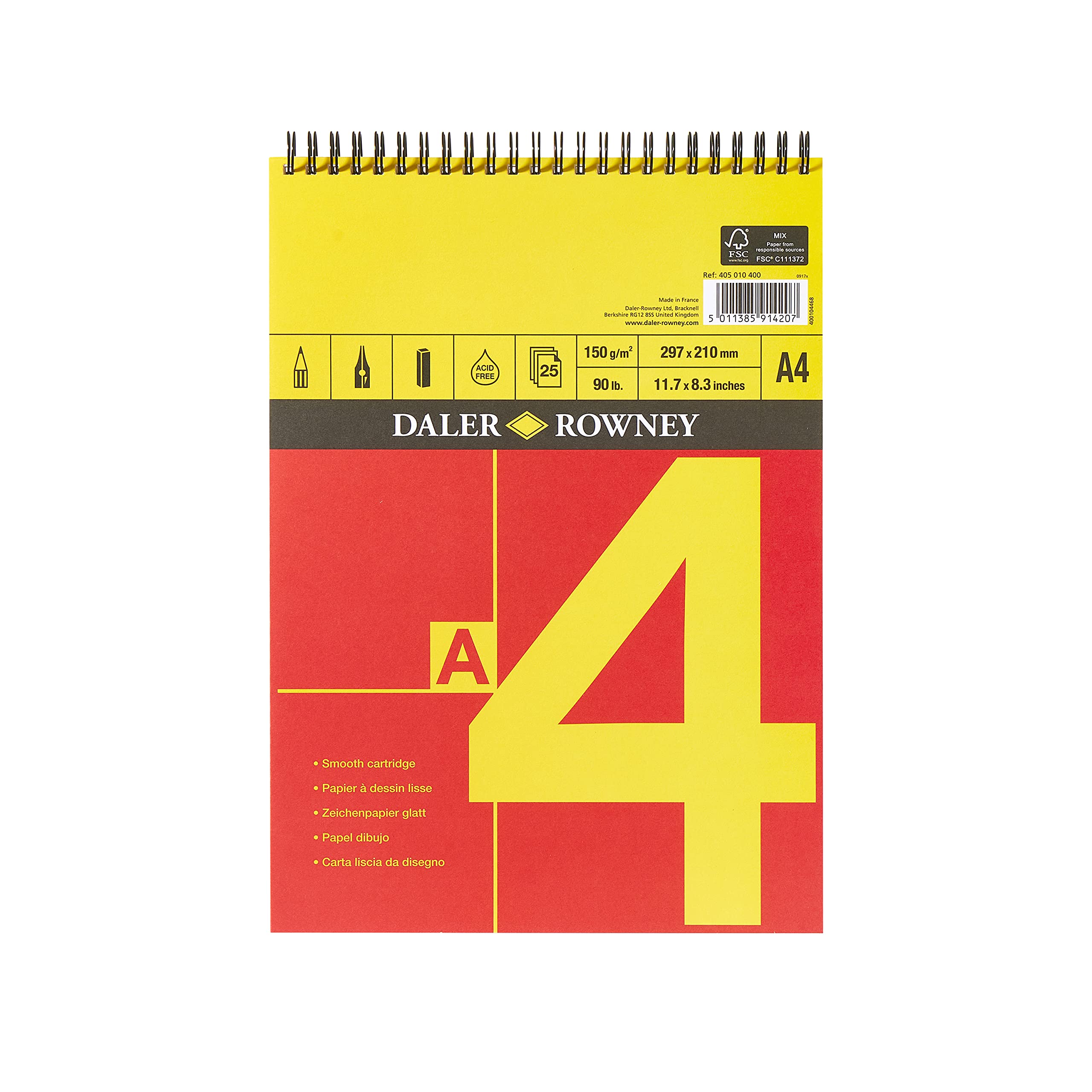 DR Series A Spiral Pad A4, GDASASPA4