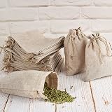 Irich 30 Pack Small Hessian Bags Drawstring 13x18 cm Biodegradable view 5