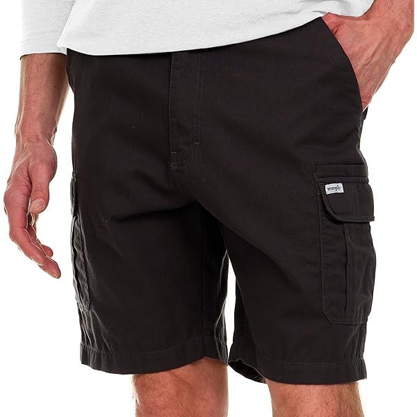 ROCXL Big & Tall Men's Cargo Shorts Size 46 Black - Expandable