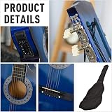 HOMCOM 38 Inch Acoustic Electric Classical Guitar Kit Blue with Case view 5