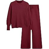 GKBK Women's 2 Piece Oversized Fuzzy Fleece Pajama Set Long Sleeve Fall Winter Pajamas Lounge Sets 2025 Trendy Pajamas