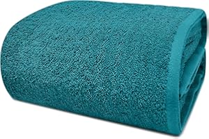 DAN RIVER Pack of 1 Bath Sheet 40x80 Inches, Premium Oversized Towels for Adults, Super Soft and Quick Dry - Teal