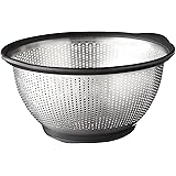 KitchenAid Gourmet Stainless Steel Colander, 5-Quart, Black