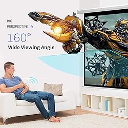 YODOLLA 120 inch Projector Screen Motorized,4:3 HD