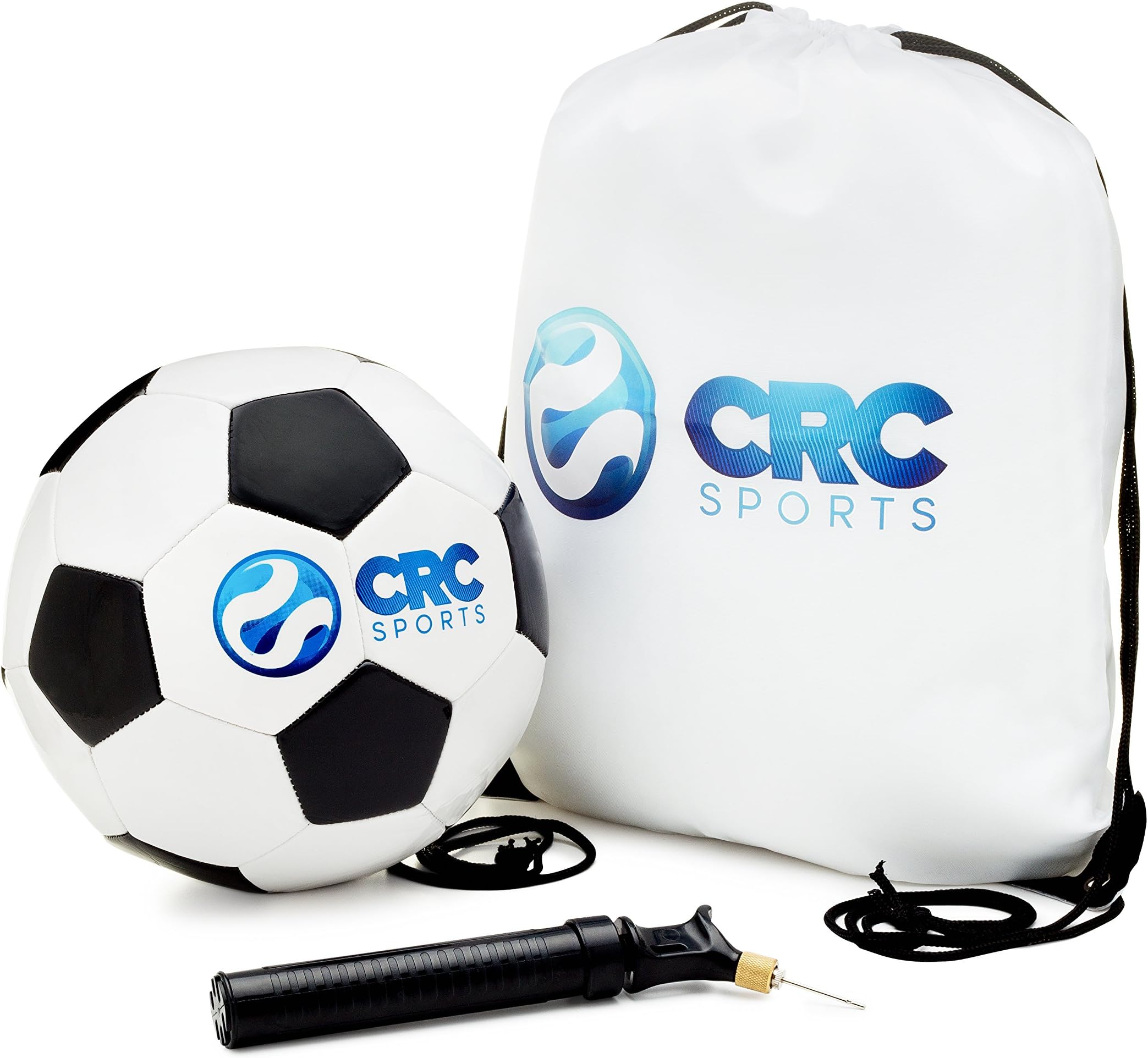 CRC Sports Soccer Ball with Bag and Pump for Kids (Size 4)