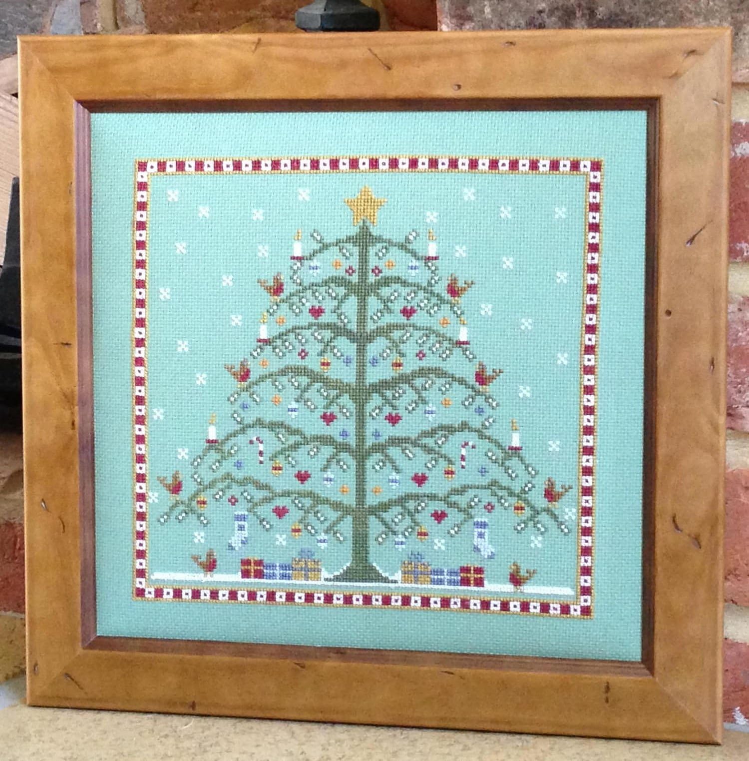 Historical Sampler Christmas Eve Cross Stitch Kit