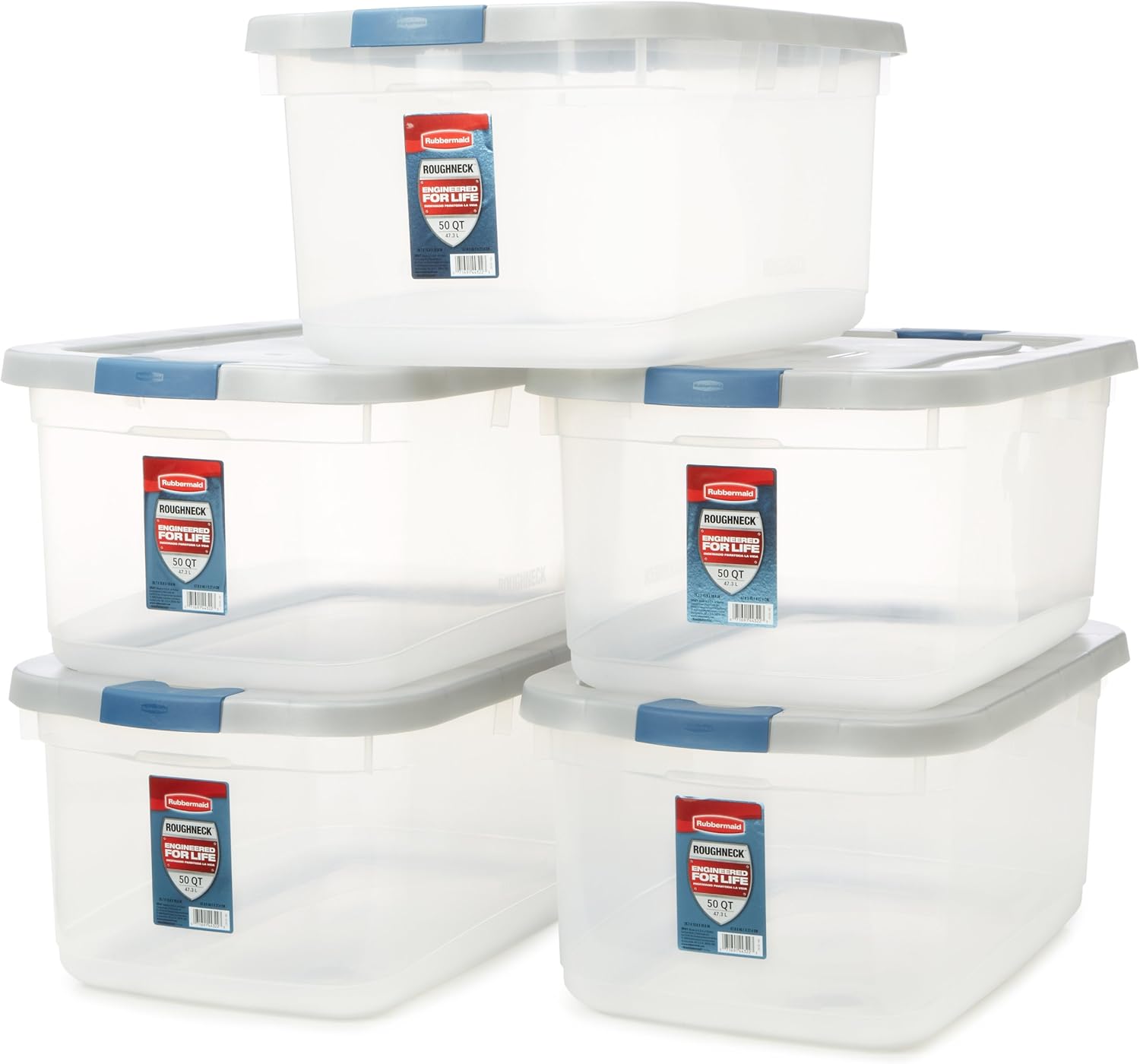 50 quart clear tote