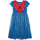 Disney Girls' Princess Dress Nightgown, Fantasy Gown, Soft & Cute Pajamas for Kids