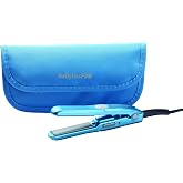 BaBylissPRO Nano Titanium Mini Flat Iron Hair Straightener, 0.5" Hair Straightener Iron for Touch Ups &amp; All Hair Types, Perfect for Travel