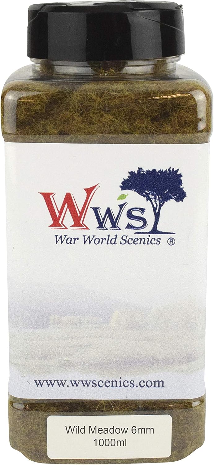 Wild Meadow Static Grass 1000ml by WWS 6mm - Image 3