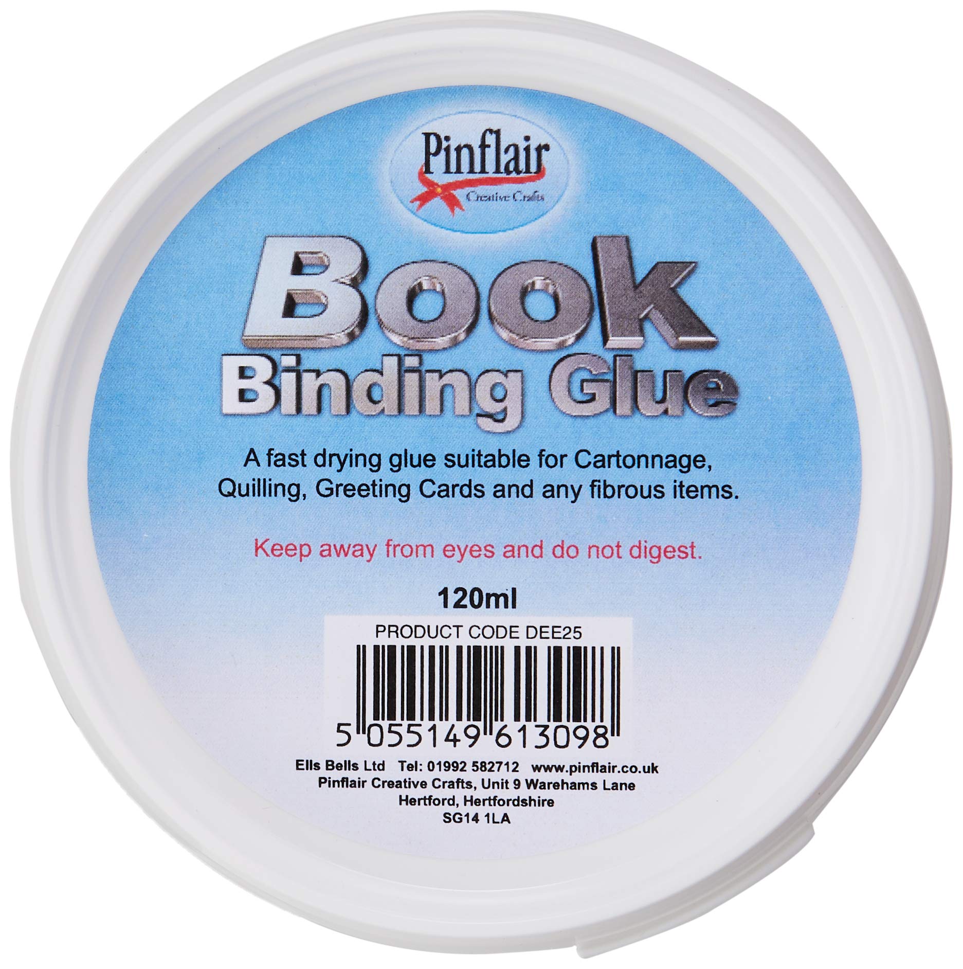 Pinflair Bookbinding Glue, 120g tub