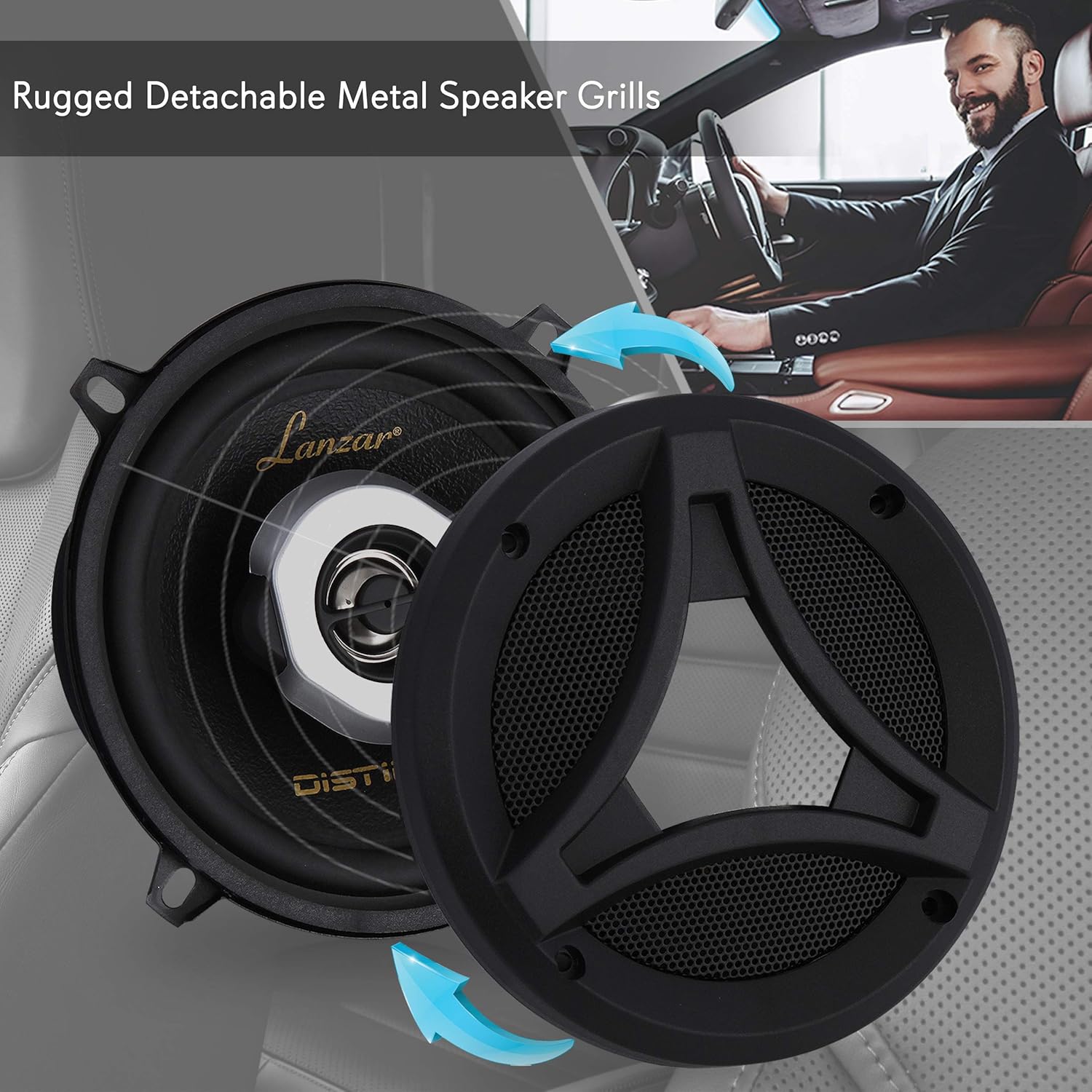 lanzar component speakers